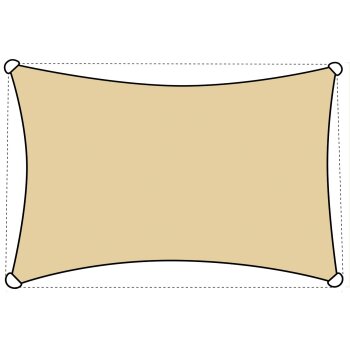 LIVARNO® Sonnensegel, rechteckig - B-Ware