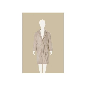 LIVARNO® Damen/Herren-Bademantel, M, beige - B-Ware...