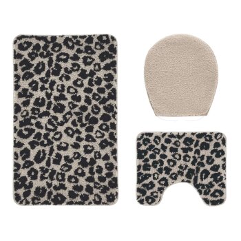 LIVARNO® Badezimmergarnitur, 3er-Set (Teppich/ mit...