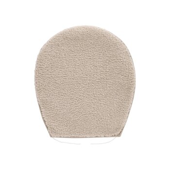 LIVARNO® Badezimmergarnitur, 3er-Set (Teppich/ mit WC-Ausschnitt, gemustert schwarz) - B-Ware sehr gut