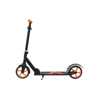 CRIVIT Alu-Scooter (schwarz/orange) - B-Ware neuwertig