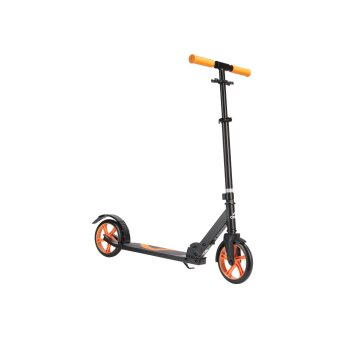 CRIVIT Alu-Scooter (schwarz/orange) - B-Ware neuwertig