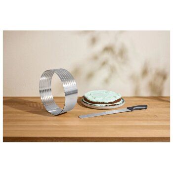SILVERCREST® Kuchenheber / Tortenboden-Schneidhilfe (Kuchenschneidhilfe) - B-Ware neuwertig