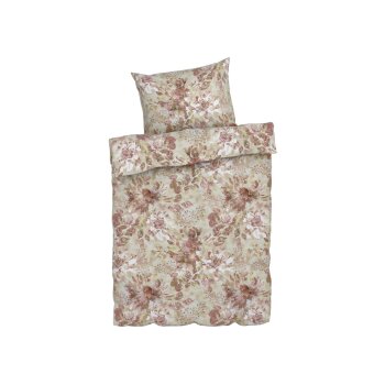 LIVARNO home Bettwäsche, 140 x 200 cm, braun -...