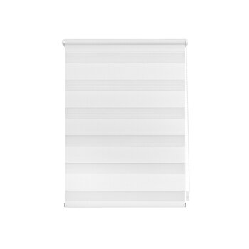 Lichtblick Duo Rollo Klemmfix, ohne Bohren, ab 45 x 150 cm (Weiß, 80x150 cm) - B-Ware sehr gut