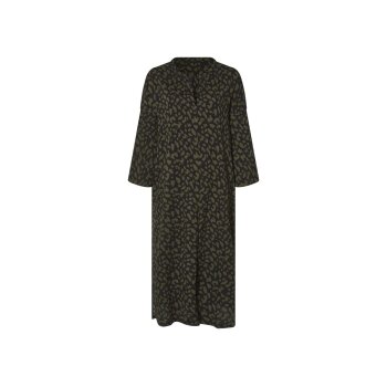 esmara® Damen Kleid, mit Crêpe-Struktur (grün/gemustert, XXL(52/54)) - B-Ware neuwertig
