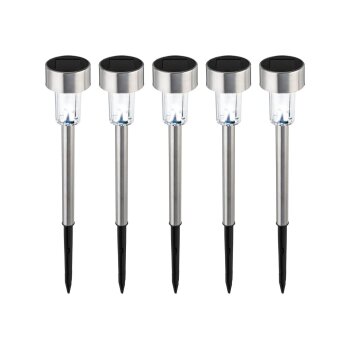 LIVARNO® LED-Solarleuchten, 5 Stück - B-Ware neuwertig
