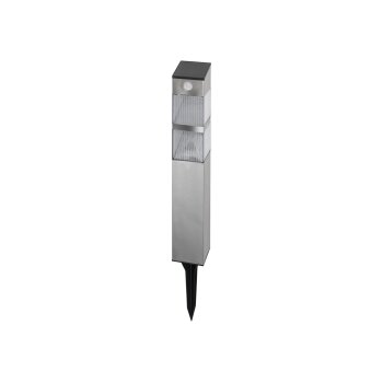 LIVARNO® LED-Solar-Gartenleuchte (matt gebürstet, eckig) - B-Ware sehr gut