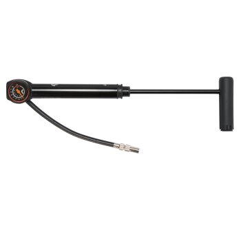 CRIVIT Fahrrad-Multifunktionswerkzeug / Untersatteltasche mit Werkzeug / Minipumpe mit Manometer - B-Ware