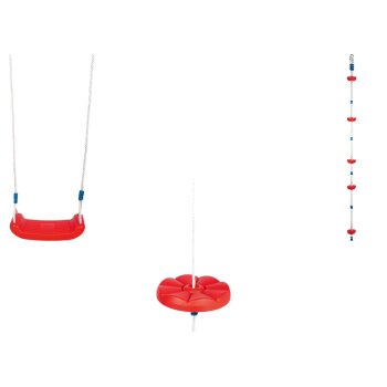 lupilu® Brettschaukel / Tellerschaukel / Kletterseil...