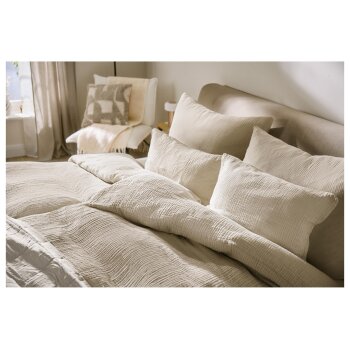 LIVARNO® Musselin-Bettwäsche, 135 x 200 cm - B-Ware