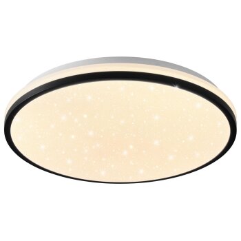 LIVARNO® Deckenleuchte LED-Deckenleuchte mit Farbtonsteuerung, Ø 33 (Schwarz) - B-Ware sehr gut