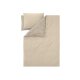 LIVARNO® Wendebettwäsche, aus Satin, 240 x 220 cm, beige - B-Ware neuwertig