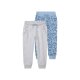 lupilu® Kleinkinder Sweathose, 2 Stück, mit Baumwolle (Blau/Grau, 122/128) - B-Ware sehr gut