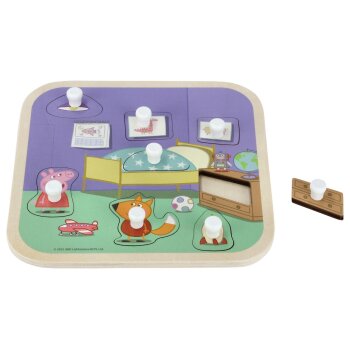 Peppa Wutz Steckpuzzle - B-Ware neuwertig
