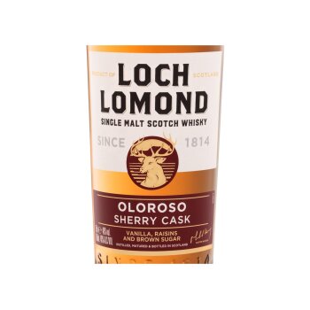 Loch Lomond Single Malt Scotch Whisky Oloroso Sherry Casks 40% Vol