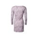 esmara® Damen Mesh-Kleid mit modischem Snake-Print, rosa (M (40/42)) - B-Ware neuwertig
