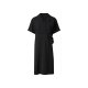 Esmara® Damen Wickelkleid / Kleid, mit Bindeband, 44, schwarz - B-Ware neuwertig
