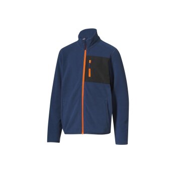 CRIVIT Kinder-Fleecejacke, aus recyceltem Material (Navy, 146/152) - B-Ware neuwertig