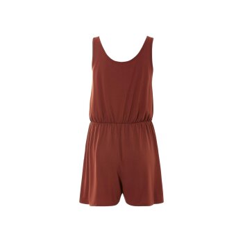 esmara® Damen Jumpsuit, mit Gummizugbund in der Taille (Braun, M(40/42)) - B-Ware neuwertig