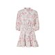 esmara® Damen Minikleid in Leinenoptik (Weiß/Pink, 46) - B-Ware neuwertig