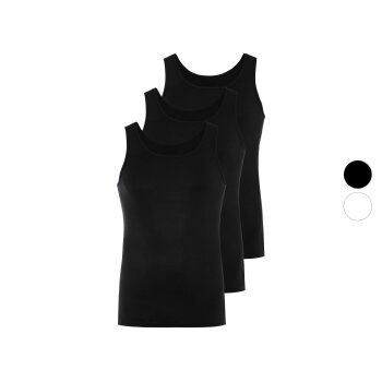 LIVERGY® Herren Achselhemden, 3 Stück, in...