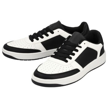 esmara® Damen Sneaker (Schwarz/weiß, 40) - B-Ware neuwertig