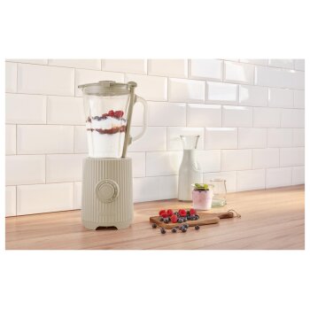 SILVERCREST® Standmixer SSMP 600 A1, aus Kunststoff, beige - B-Ware Transportschaden Kosmetisch