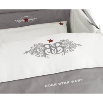 roba 4-teilige Kinder-Bettgarnitur Rock Star Baby 1 - B-Ware Unvollständig
