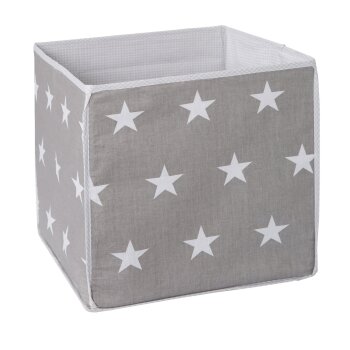 roba Aufbewahrungsbox, Little Stars grau - B-Ware neuwertig
