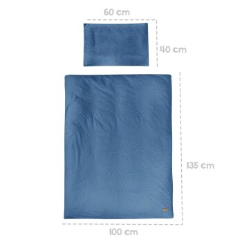 roba Kinderbettwäsche Seashells Indigo 100 x 135 cm,...
