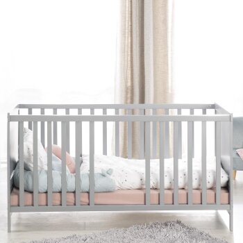 roba Kombi-Kinderbett, 70 x 140 cm, Holz taupe - B-Ware Transportschaden Kosmetisch