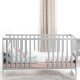 roba Kombi-Kinderbett, 70 x 140 cm, Holz taupe - B-Ware Transportschaden Kosmetisch