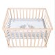 roba Laufgitter 75 x 100 + Einlage Jumbotwins - Holz natur - B-Ware Transportschaden Kosmetisch
