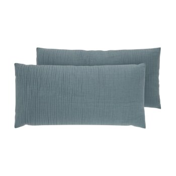 LIVARNO® Kissenbezug Musselin, 40 x 80 cm, 2 Stück - B-Ware
