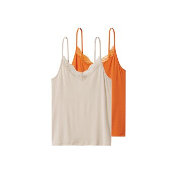 esmara® Damen Spaghettitops, 2 Stück - B-Ware