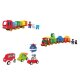 Playtive Clippys Obst- und Gemüse-Laster / Zahlen-Zug / Fahrzeug-Set - B-Ware
