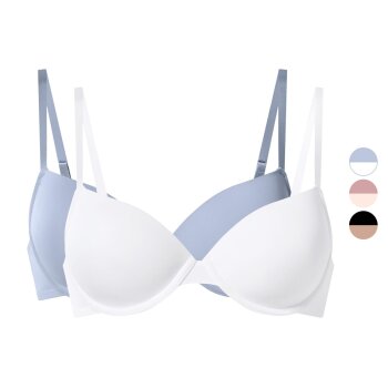 esmara® Damen Bügel BH gepaddet, 2 Stück -...