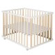 roba Laufgitter klappbar 75 x 100 cm - Platzsparender und faltbarer Baby Laufstall Holz - B-Ware Transportschaden Kosmetisch