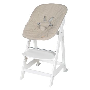 roba 2-in-1 Treppenhochstuhl Born Up, Liegeaufsatz, weiß - B-Ware gut