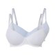 esmara® Damen Bügel-BHs, 2 Stück, vorgeformte Cups (Blau/Weiß, 90C) - B-Ware neuwertig