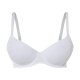 esmara® Damen Bügel-BHs, 2 Stück, vorgeformte Cups (Blau/Weiß, 90C) - B-Ware neuwertig