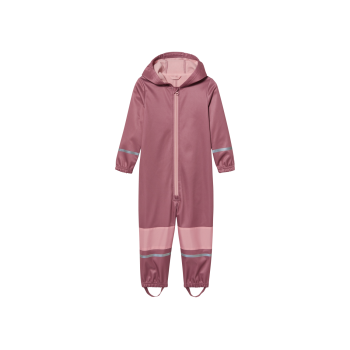 lupilu® Baby Kleinkinder Matsch- und Buddel Overall Softshell, gefüttert (Beere, 98/104) - B-Ware neuwertig