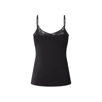 esmara® Damen Spaghettiträgerhemd mit Spitze, 3 Stück - B-Ware