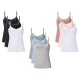 esmara® Damen Spaghettiträgerhemd mit Spitze, 3 Stück - B-Ware