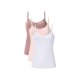 esmara® Damen Spaghettiträgerhemd mit Spitze, 3 Stück - B-Ware
