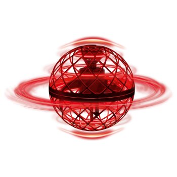 lupilu® Flying-Ball, mit LED-Beleuchtung, rot - B-Ware neuwertig