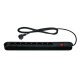 TRONIC® Steckdosenleiste, 8-fach, schwarz - B-Ware sehr gut
