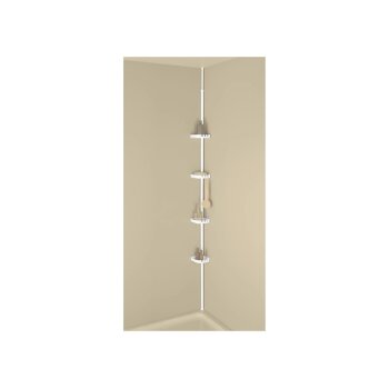 LIVARNO® Teleskop-Badregal (weiß) - B-Ware sehr gut