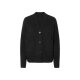 esmara® Damen-Strickjacke, leger geschnitten, M, schwarz - B-Ware neuwertig